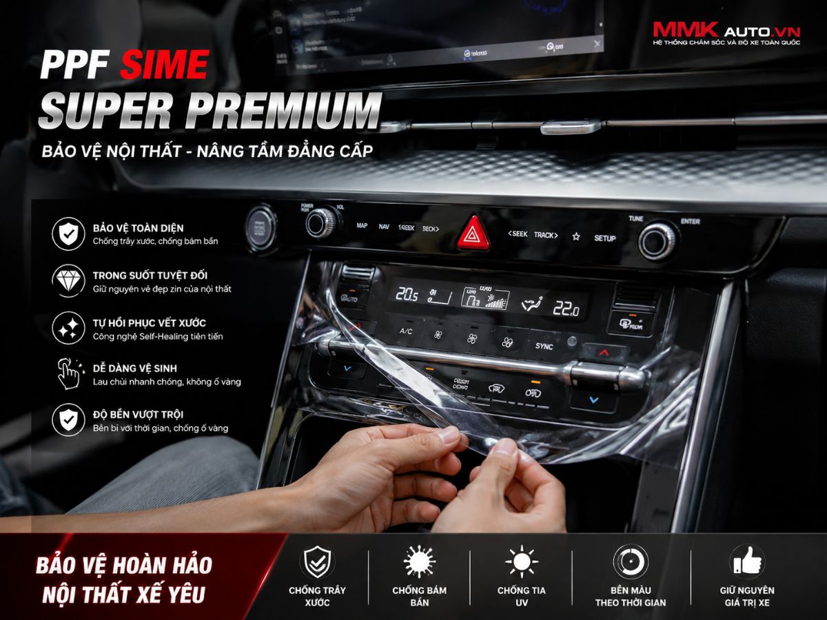 PPF SIME – Dán Phim Bảo Vệ Sơn Xe Cao Cấp