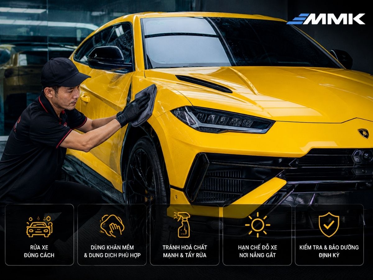 Bảo Dưỡng PPF Đúng Cách Giúp Duy Trì Bề Mặt Phim Lâu Dài